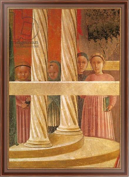 Постер The Presentation of Mary in the Temple, 1433-34 с типом исполнения На холсте в раме в багетной раме 35-M719P-83