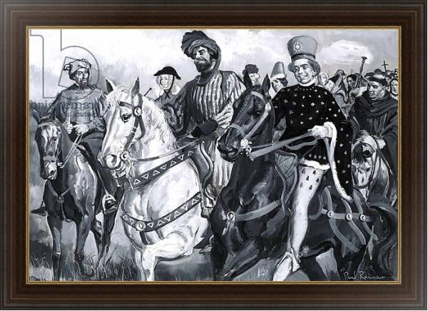 Постер The Knight, from 'Canterbury Tales' by Geoffrey Chaucer с типом исполнения На холсте в раме в багетной раме 1.023.151