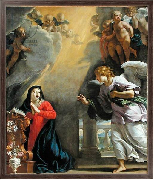 Постер The Annunciation 6 с типом исполнения На холсте в раме в багетной раме 221-02