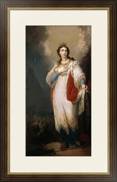Постер Святая Екатерина с типом исполнения Под стеклом в багетной раме 1.023.036