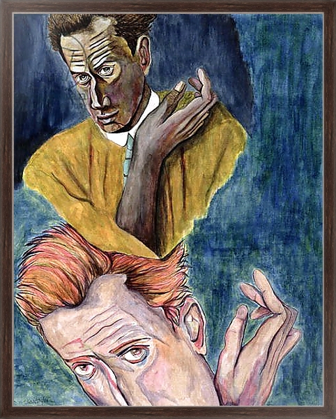 Постер Egon Schiele - Ego-Ideal с типом исполнения На холсте в раме в багетной раме 221-02