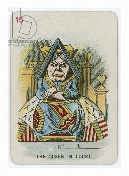 Постер The Queen in Court с типом исполнения На холсте в раме в багетной раме 221-03