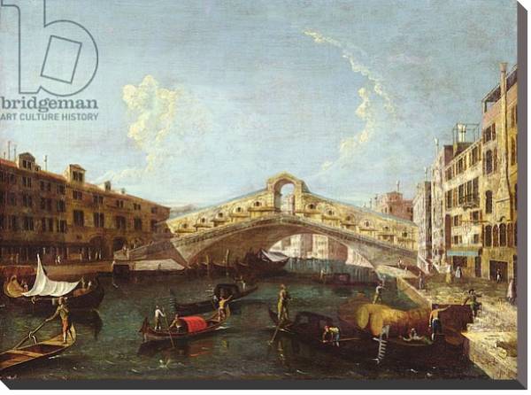 Постер The Rialto in Venice с типом исполнения На холсте без рамы