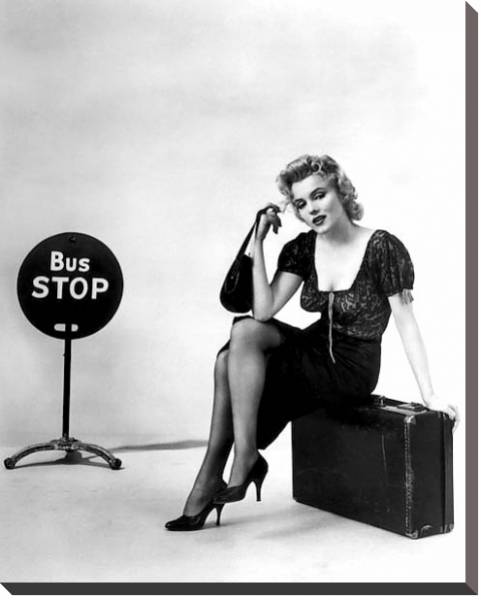 Постер Monroe, Marilyn (Bus Stop) с типом исполнения На холсте без рамы