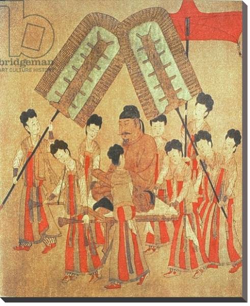 Постер Yongle Emperor, facsimile of original Chinese scroll с типом исполнения На холсте без рамы