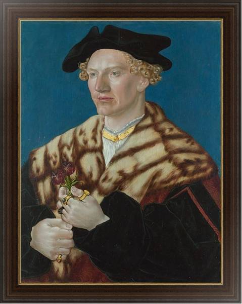 Постер портрет мужчины 1 с типом исполнения На холсте в раме в багетной раме 1.023.151