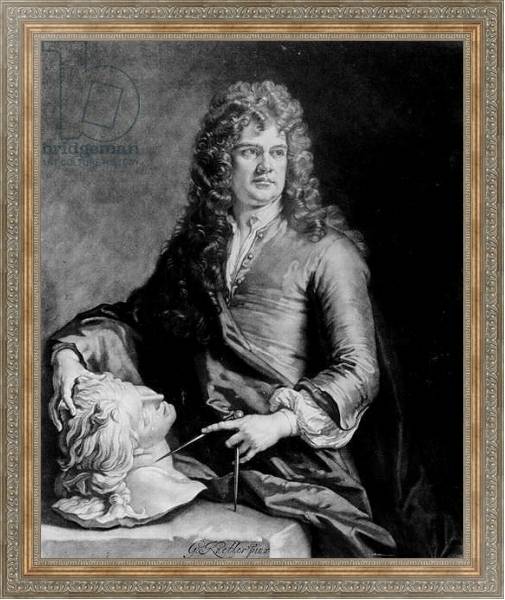 Постер Grinling Gibbons, engraved by J. Smith с типом исполнения На холсте в раме в багетной раме 484.M48.310
