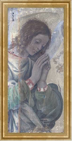 Постер Поклоняющийся ангел 3 с типом исполнения На холсте в раме в багетной раме NA033.1.051