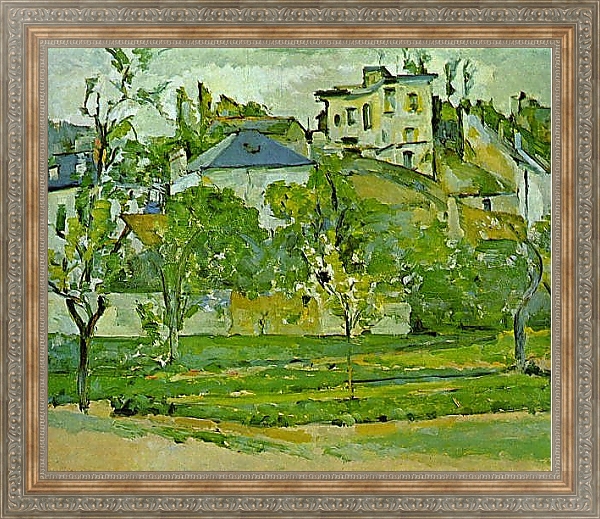 Постер Фруктовый сад в Понтуазе с типом исполнения На холсте в раме в багетной раме 484.M48.310