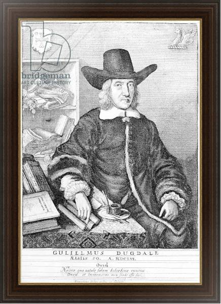 Постер William Dugdale, 1656 с типом исполнения На холсте в раме в багетной раме 1.023.151