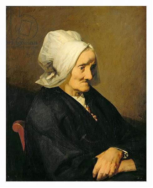 Постер Portrait of the Widow Roumy с типом исполнения На холсте в раме в багетной раме 221-03