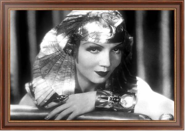 Постер Colbert, Claudette (Cleopatra) 4 с типом исполнения На холсте в раме в багетной раме 35-M719P-83
