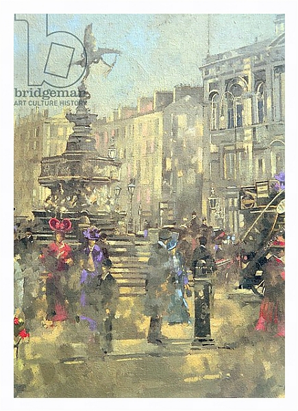 Постер Piccadilly Circus c.1890, 1992 с типом исполнения На холсте в раме в багетной раме 221-03