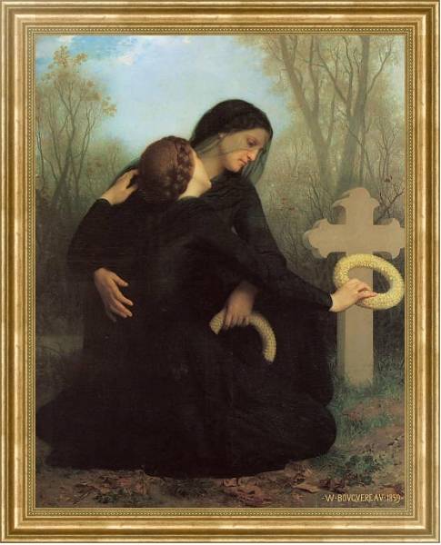 Постер День смерти с типом исполнения На холсте в раме в багетной раме NA033.1.051