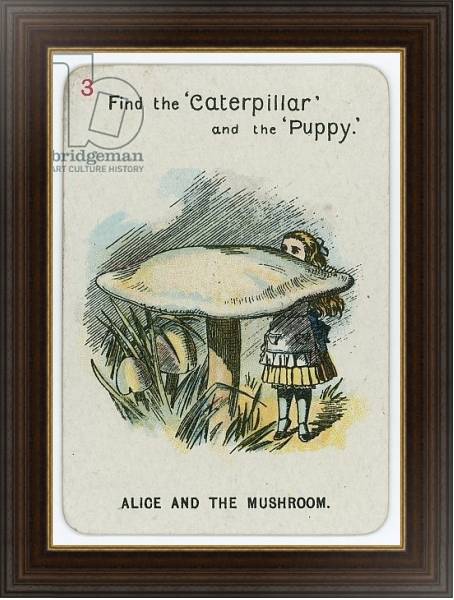 Постер Alice and the Mushroom с типом исполнения На холсте в раме в багетной раме 1.023.151
