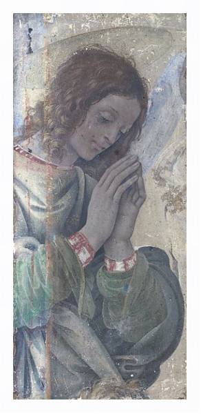 Постер Поклоняющийся ангел 3 с типом исполнения На холсте в раме в багетной раме 221-03