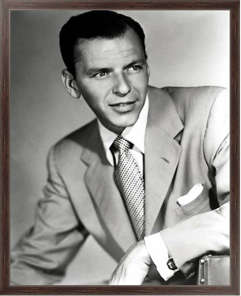 Постер Sinatra, Frank 5 с типом исполнения На холсте в раме в багетной раме 221-02