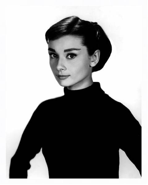 Постер Hepburn, Audrey 14 с типом исполнения На холсте в раме в багетной раме 221-03