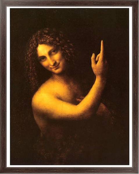 Постер Иоанн Креститель с типом исполнения На холсте в раме в багетной раме 221-02