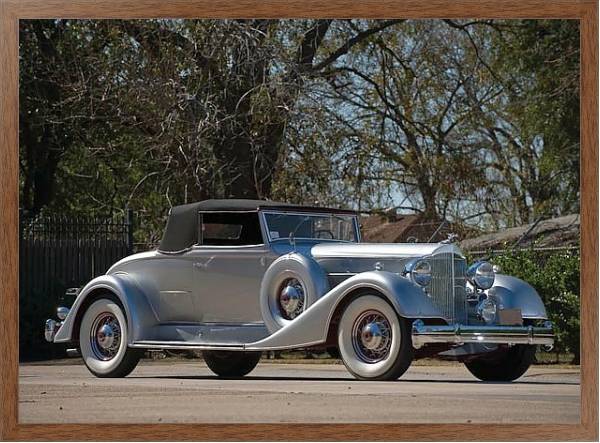 Постер Packard Twelve Coupe Roadster '1934 с типом исполнения На холсте в раме в багетной раме 1727.4310
