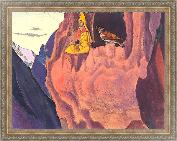 Постер Весть орла с типом исполнения На холсте в раме в багетной раме 484.M48.310