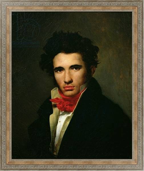 Постер Self Portrait, c.1818 с типом исполнения На холсте в раме в багетной раме 484.M48.310