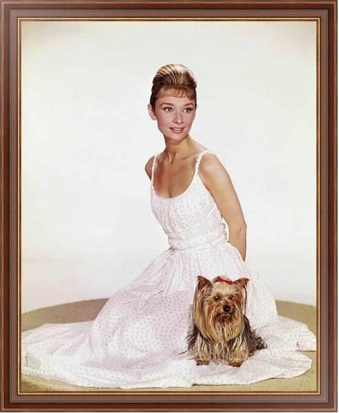 Постер Hepburn, Audrey 5 с типом исполнения На холсте в раме в багетной раме 35-M719P-83