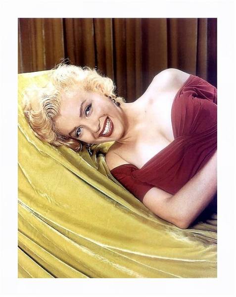 Постер Monroe, Marilyn 100 с типом исполнения На холсте в раме в багетной раме 221-03