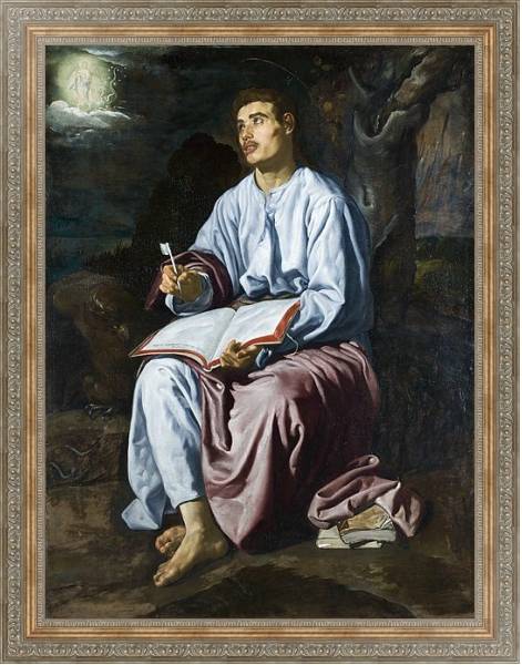 Постер Святой Джон Евангелист на острове Патмос с типом исполнения На холсте в раме в багетной раме 484.M48.310