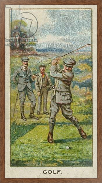 Постер Golf 2 с типом исполнения На холсте в раме в багетной раме 1727.4310
