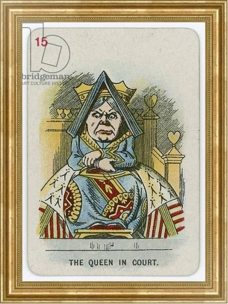 Постер The Queen in Court с типом исполнения На холсте в раме в багетной раме NA033.1.051