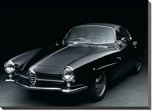 Постер Alfa Romeo Giulietta Sprint Speciale '1957 с типом исполнения На холсте без рамы