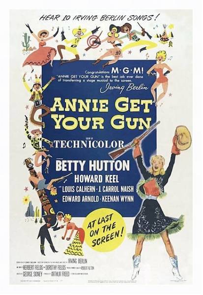 Постер Poster - Annie Get Your Gun с типом исполнения На холсте в раме в багетной раме 221-03