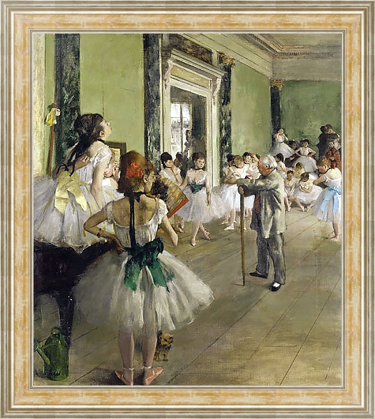 Постер Танцевальный класс 2 с типом исполнения На холсте в раме в багетной раме NA053.0.115