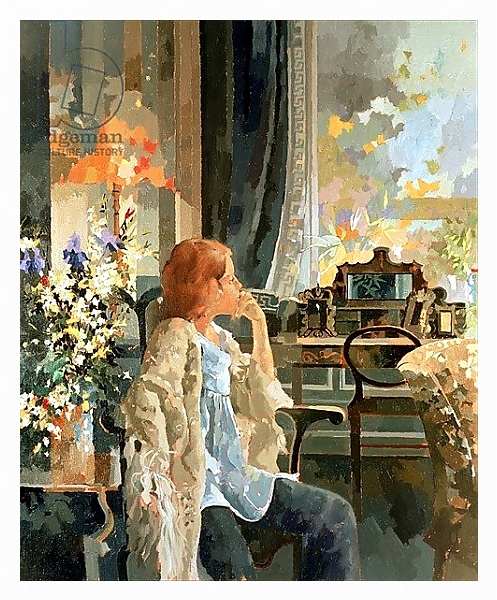 Постер Veil of Elegance с типом исполнения На холсте в раме в багетной раме 221-03