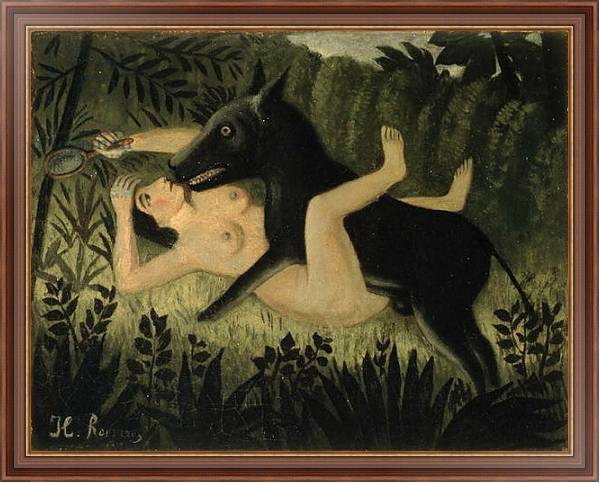 Постер Beauty and the Beast, c.1908 с типом исполнения На холсте в раме в багетной раме 35-M719P-83
