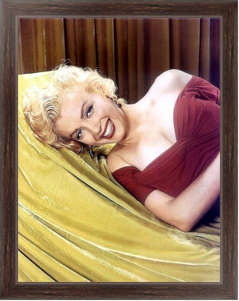 Постер Monroe, Marilyn 100 с типом исполнения На холсте в раме в багетной раме 221-02