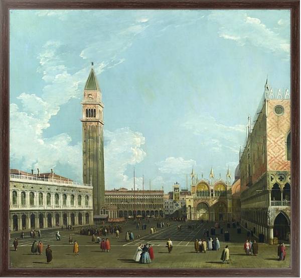 Постер Венеция - Пьязетта из Моло с типом исполнения На холсте в раме в багетной раме 221-02