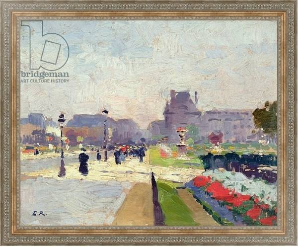 Постер Avenue Paul Deroulede, Tuileries, Paris с типом исполнения На холсте в раме в багетной раме 484.M48.310