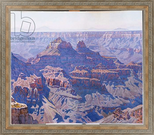 Постер Grand Canyon, 1924 с типом исполнения На холсте в раме в багетной раме 484.M48.310