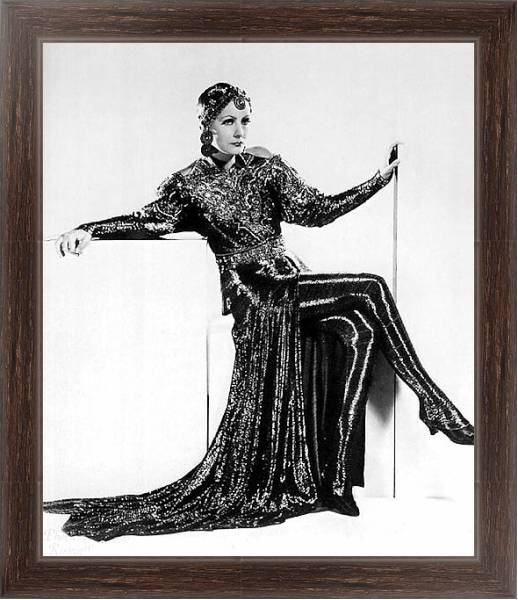 Постер Garbo, Greta (Mata Hari) 4 с типом исполнения На холсте в раме в багетной раме 221-02