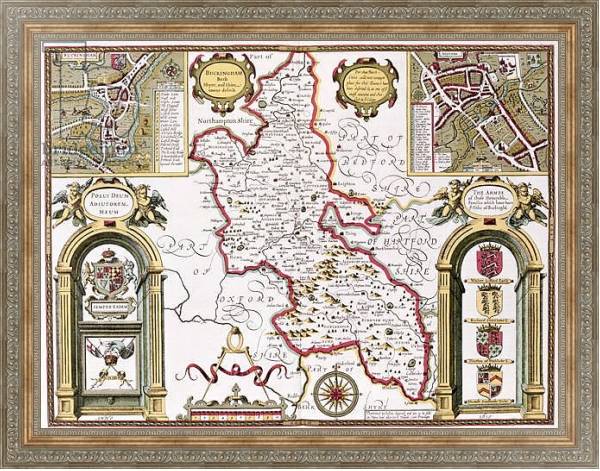 Постер Buckinghamshire, 1611-12 с типом исполнения На холсте в раме в багетной раме 484.M48.310