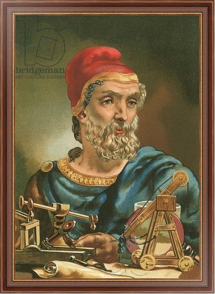 Постер Archimedes с типом исполнения На холсте в раме в багетной раме 35-M719P-83