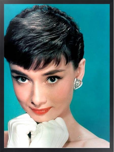 Постер Hepburn, Audrey (Sabrina) 9 с типом исполнения На холсте в раме в багетной раме 221-03