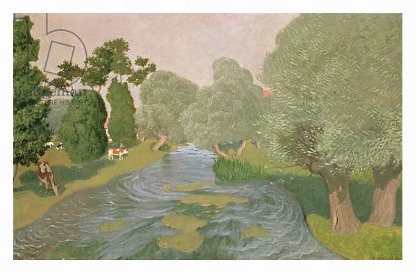Постер Normandy Landscape, 1903 с типом исполнения На холсте в раме в багетной раме 221-03