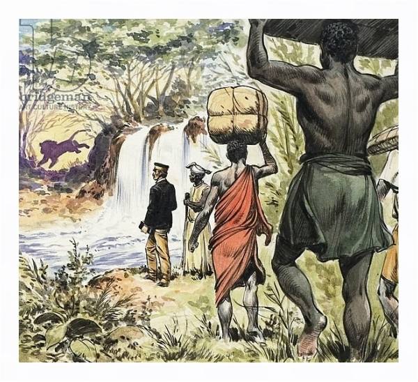 Постер Dr Livingstone in Africa 3 с типом исполнения На холсте в раме в багетной раме 221-03