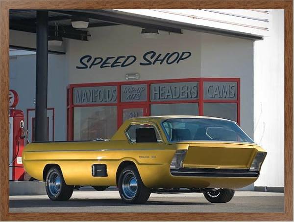 Постер Dodge Pickup ''Deora'' '1965 с типом исполнения На холсте в раме в багетной раме 1727.4310