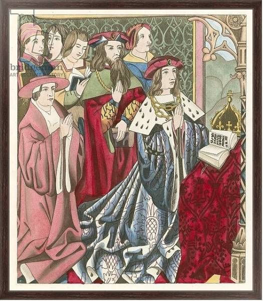 Постер Henry VI and his Court с типом исполнения На холсте в раме в багетной раме 221-02