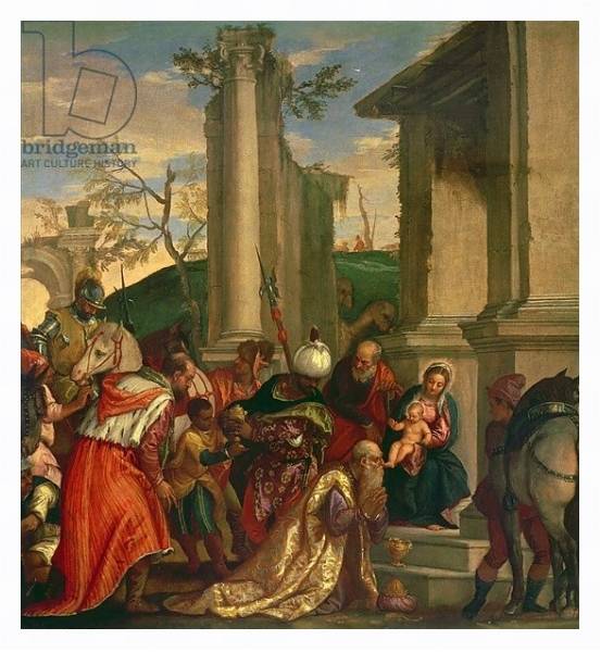Постер Adoration of the Kings 2 с типом исполнения На холсте в раме в багетной раме 221-03