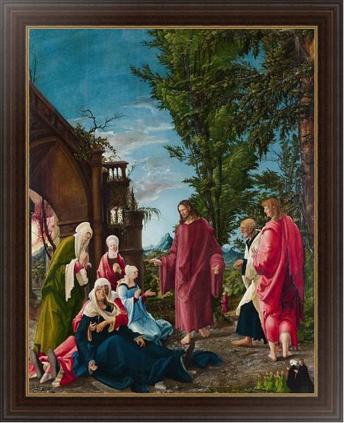 Постер Христос, покидающий свою мать с типом исполнения На холсте в раме в багетной раме 1.023.151